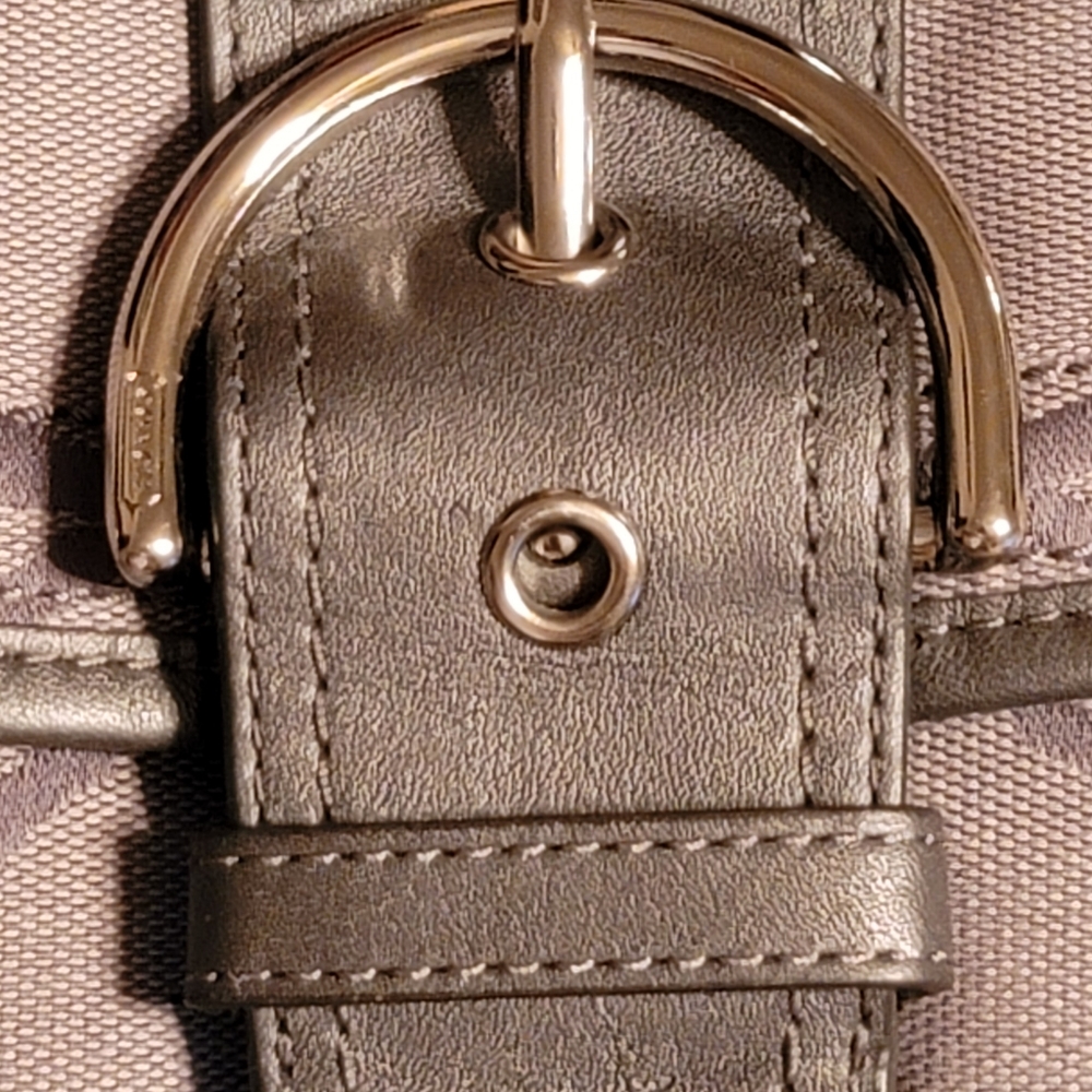 Gray Coach handbag - Picture 2 of 8